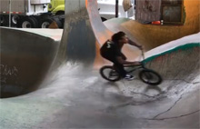 波特兰立交桥底的BMX特技公园