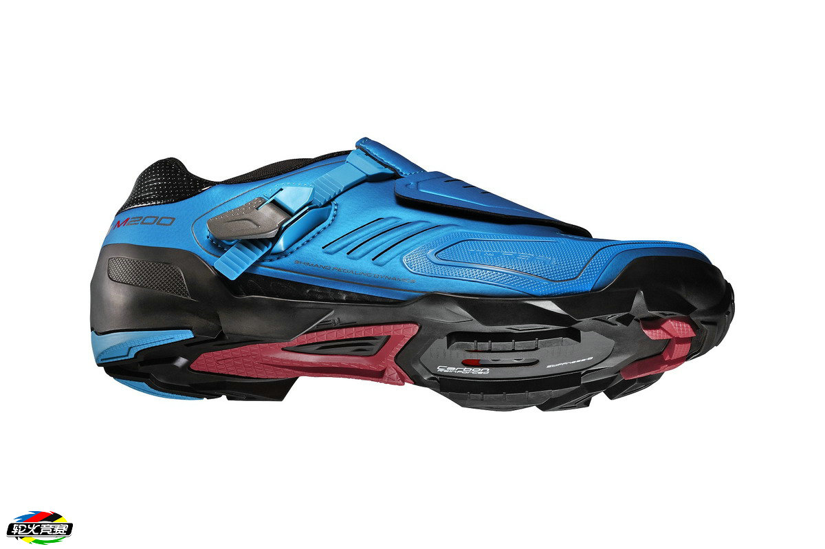 01 Shimano25周年蓝色限量版SH-M200B林道骑行鞋与PD-M990 M995锁踏