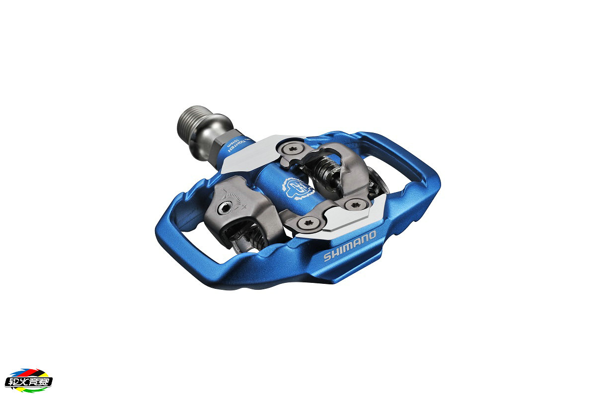 02 Shimano25周年蓝色限量版SH-M200B林道骑行鞋与PD-M990 M995锁踏